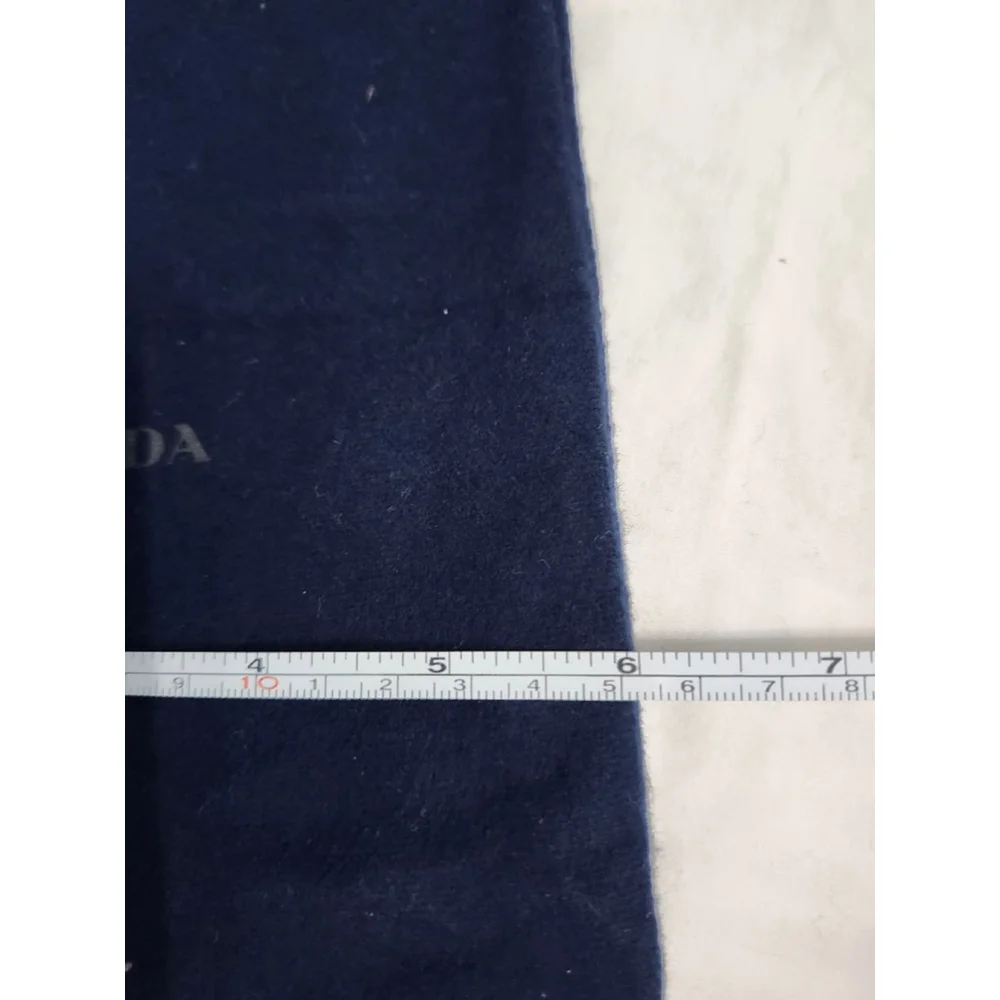Prada Navy Dust Bag With Drawstring